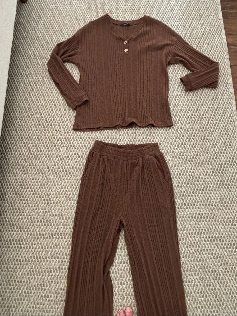 Ribbed Lounge Set -NWOT